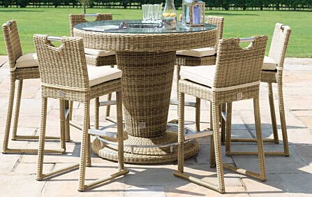 Maze Winchester 6 Seat Outdoor Bar Set with Ice Bucket-WIN-265514 1