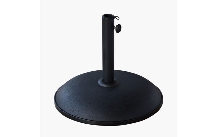 Platinum Riva 2.5m Round Parasol with 25kg Base - Anthracite-18-118-GY 18-205-25