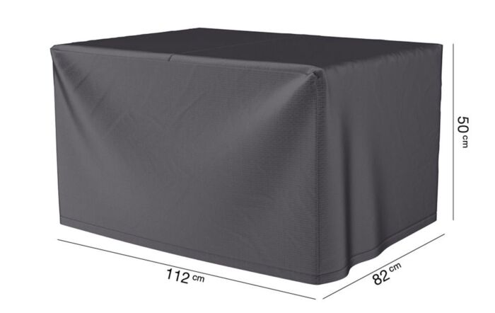 Oblong Firetable Aerocover 112x82x50cm High-18-C-9120