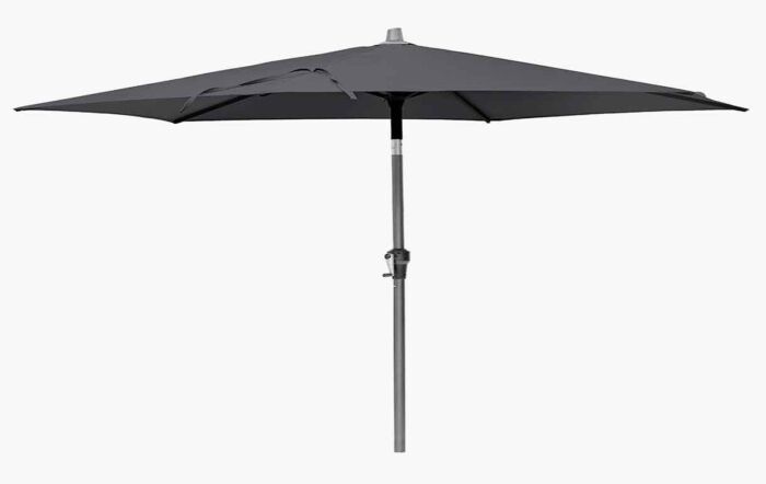 Platinum Riva 2.5m Round Parasol with 25kg Base - Anthracite-18-118-GY 18-205-25 1
