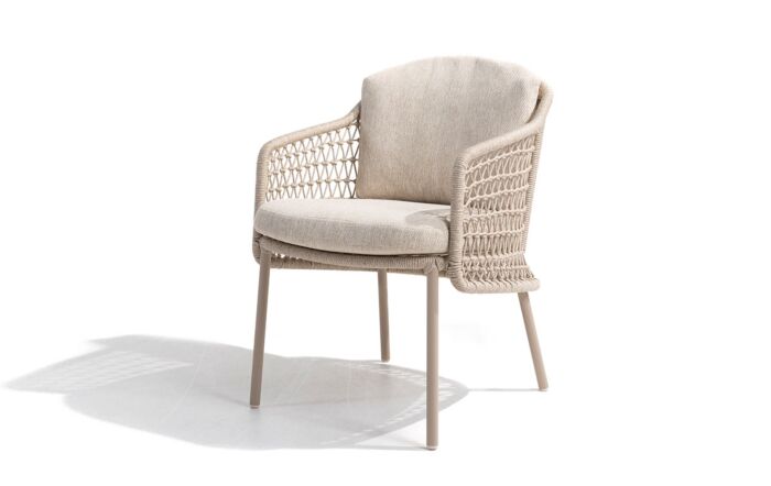 4 Seasons Outdoor Puccini 6 Seat Dining Set With Ellipse Table-213935/91219/91420