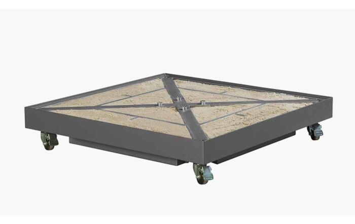 Platinum Ceramica Grey 40KG Wheeled Parasol Base-18-300