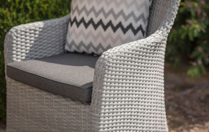 Bramblecrest Tetbury Round Rattan Bistro Set - Graphite-X26TYGD01 1