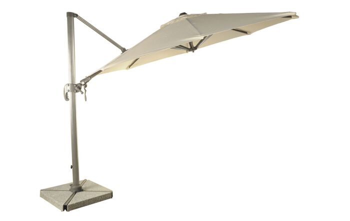 Bramblecrest Chichester 3M Round Side Post Parasol Including Granite Base And Cover-X16PG30R01-2