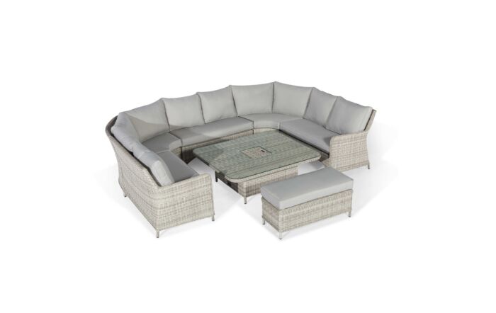 Maze Oxford Royal Adjustable Garden Dining Sofa Set-OXF-207542