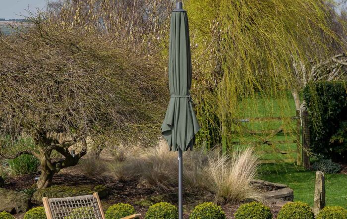 Platinum Riva 3 Metre Olive Green Parasol-18-119-OL