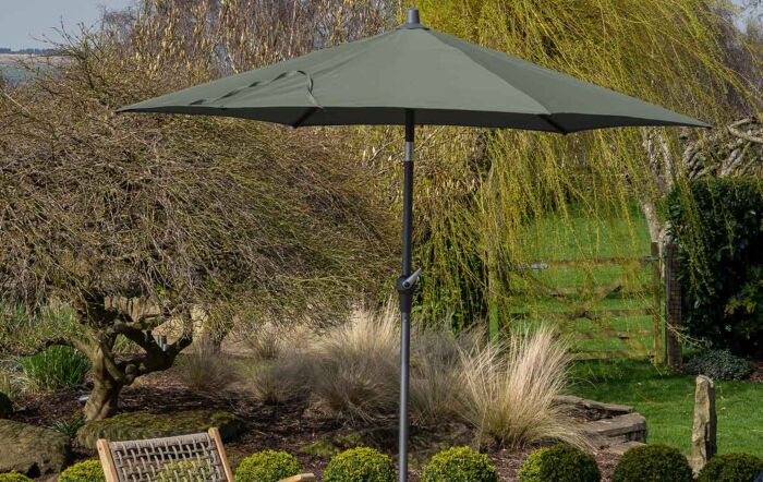 Platinum Riva 3 Metre Olive Green Parasol-18-119-OL