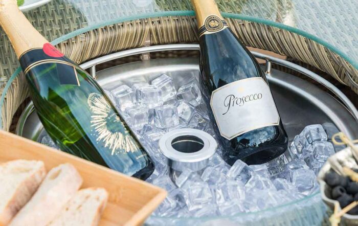 Maze Winchester 6 Seat Outdoor Bar Set with Ice Bucket-WIN-265514