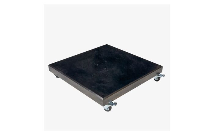 Platinum Voyager T1 3m x 2 m Rectangular Luna Grey Parasol With 90kg Wheeled Base & FREE Cover