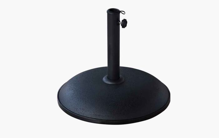 Platinum Riva 3m Round Anthracite Parasol with 25kg Concrete Base