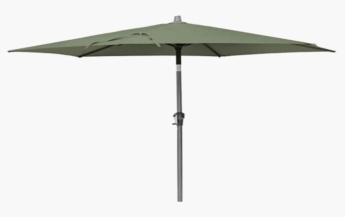 Platinum Riva 2.5m Round Parasol with 25kg base - Olive