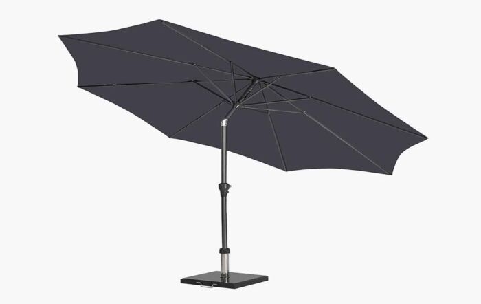 Platinum 3m Riva Round Anthracite Parasol