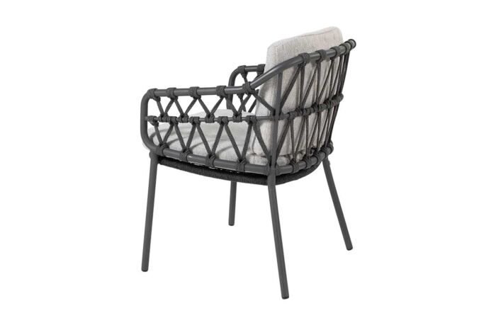 4 Seasons Outdoor Calpi 6 Seat Dining Set With Lazy Susan