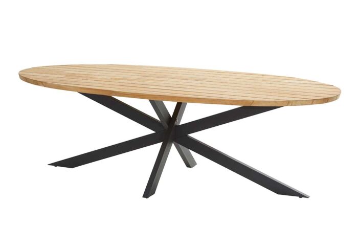 4 Seasons Outdoor Calpi 6 Seat Dining set with Prado Teak Table