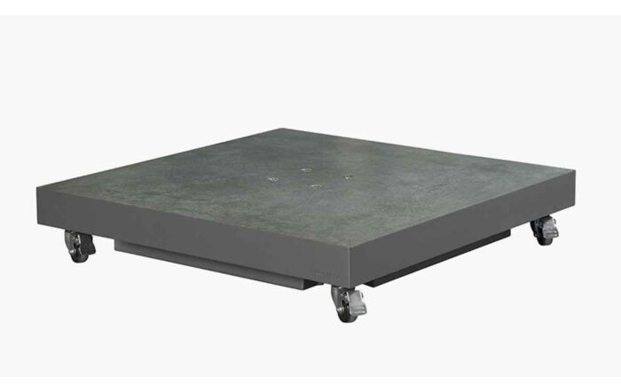 Platinum Ceramica Grey Wheeled Parasol Base - 90kg 