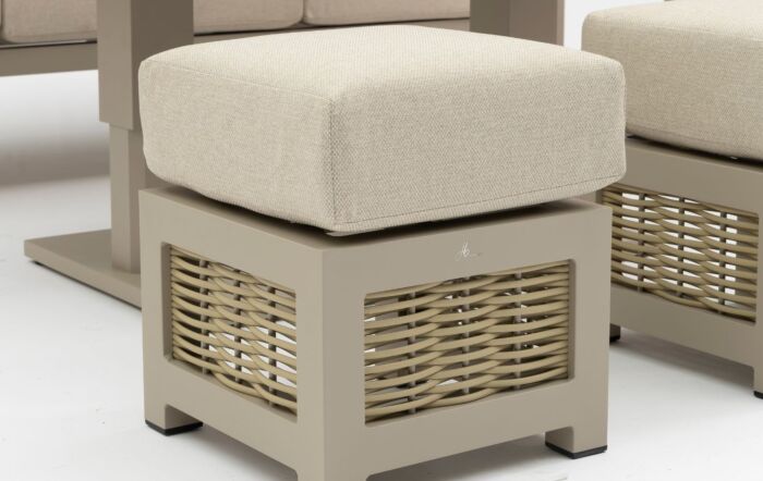 JB Furniture Exclusive Conrad Three Seat Adjustable Outdoor Sofa Set - Latte