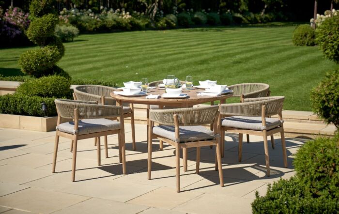 Pacific Lifestyle Denver Sage Green 6 Seater Dining Set