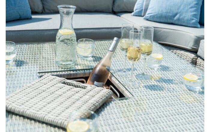 Maze Oxford Royal Adjustable Garden Dining Sofa Set