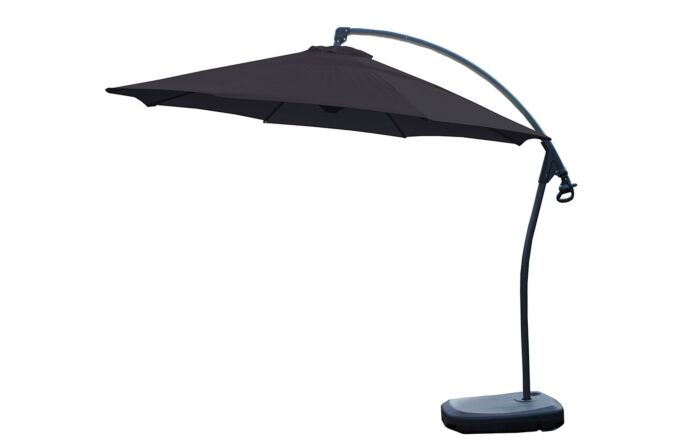 Bramblecrest Gloucester Grey 3M Round Parasol - includes FREE COVER