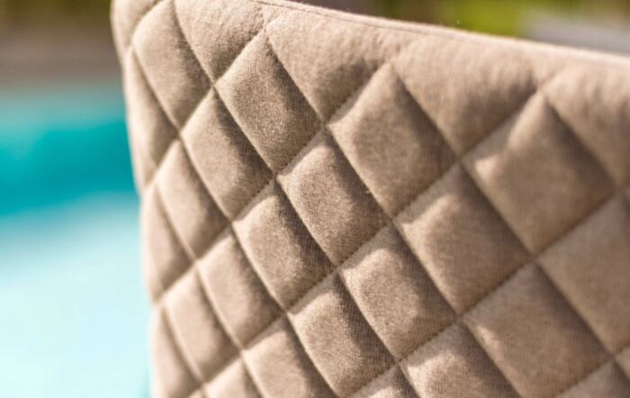 Maze Outdoor Fabric Regal Oatmeal 4 Seat Round Bar Set 