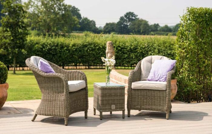 Maze Winchester Rattan Outdoor Bistro Set